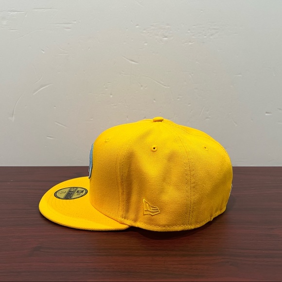 New Era, 59Fifty Fitted Hat, Arizona Diamondbacks, Yellow & White - Picture 4 of 10